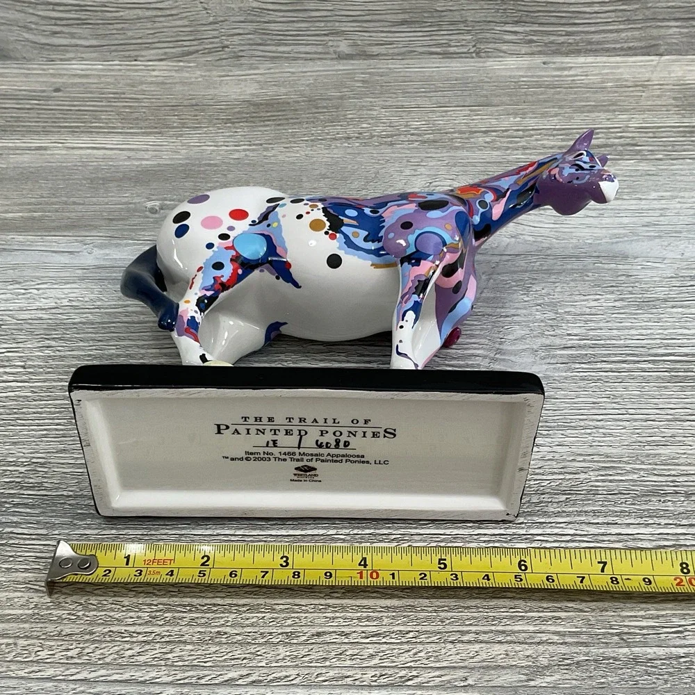 Trail of Painted Ponies Mosaic Appaloosa Pony 1E/6080 w/ Box 2003